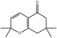 2,2,7,7-TETRAMETHYL-2,6,7,8-TETRAHYDRO-CHROMEN-5-ONE Struktur