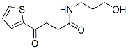 N-(3-Hydroxypropyl)-3-(2-thienylcarbonyl)propionamide Struktur