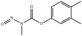 Methylnitrosocarbamic acid 3,4-xylyl ester Struktur