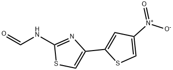 N-[4-(4-Nitro-2-thienyl)-2-thiazolyl]formamide Struktur