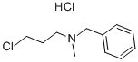 n-Amino-n-benzyl propylchloride hydrochloride Struktur