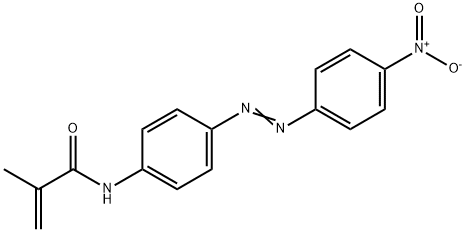 DISPERSE ORANGE 3 METHACRYLAMIDE Struktur