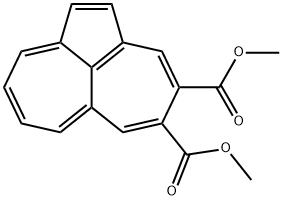 Cyclopenta[ef]heptalene-4,5-dicarboxylic acid dimethyl ester Struktur