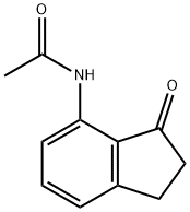 N-(3-oxo-2,3-dihydro-1H-inden-4-yl)acetamide Struktur