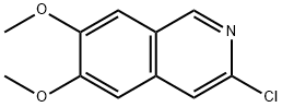 3-CHLORO-6,7-DIMETHOXYISOQUINOLINE Struktur