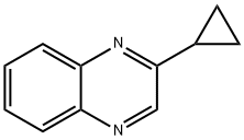 Quinoxaline,  2-cyclopropyl- Struktur