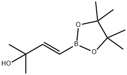 (E)-2-Methyl-4-(4,4,5,5-tetraMethyl-1,3,2-dioxaborolan-2-yl)but-3-en-2-ol Struktur