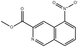 METHYL 5-NITRO-3-ISOQUINOLINECARBOXYLATE Struktur