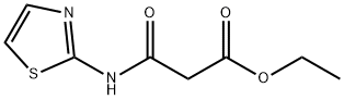 3-keto-3-(thiazol-2-ylamino)propionic acid ethyl ester Struktur