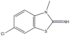 6-CHLORO-3-METHYL-3H-BENZOTHIAZOL-2-YLIDENEAMINE Struktur