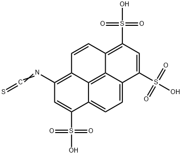 1,3,6-trisulfonylpyrene 8-isothiocyanate Struktur