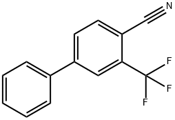 5-(Trifluoromethyl)-1,1-biphenyl-4-carbonitrile Struktur