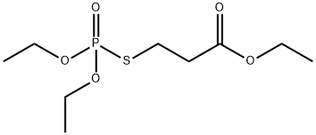 3-(Diethoxyphosphinylthio)propionic acid ethyl ester Struktur