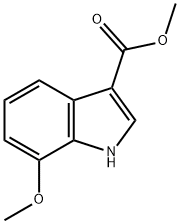 7-METHOXYINDOLE-3-CARBOXYLIC ACID METHYL ESTER Struktur