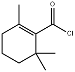 1-Cyclohexene-1-carbonyl chloride, 2,6,6-trimethyl- (9CI) Struktur