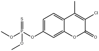 3-CHLORO-7-DIMETHOXYTHIOPHOSPHORYLOXY-4-METHYL COURMAIN Struktur