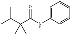 2,2,3-trimethyl-N-phenyl-butanamide Struktur