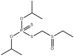 ethylsulfinylmethylsulfanyl-dipropan-2-yloxy-sulfanylidene-phosphorane Struktur