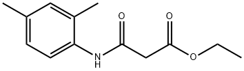 (2,3-Dimethylphenyl)carbamoylacetic acid ethyl ester Struktur