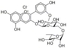 Delphinidin 3-O-Rutinoside Struktur