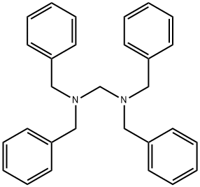 N,N,N',N'-TETRABENZYLMETHANEDIAMINE Struktur