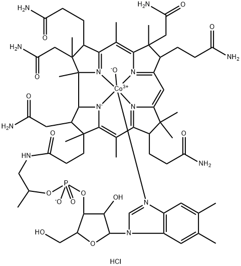 HYDROXOCOBALAMIN HYDROCHLORIDE Struktur