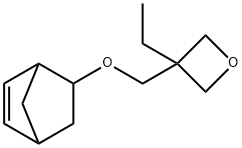 Oxetane, 3-[(bicyclo[2.2.1]hept-5-en-2-yloxy)methyl]-3-ethyl- (9CI) Struktur