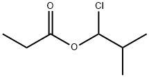 1-Chloroisobutyl propionate Struktur