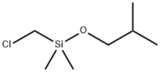 2-Methyl-1-(dimethyl(chloromethyl)silyloxy)propane Struktur