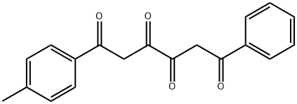 1-(4-Methylphenyl)-6-phenyl-1,3,4,6-hexanetetrone Struktur