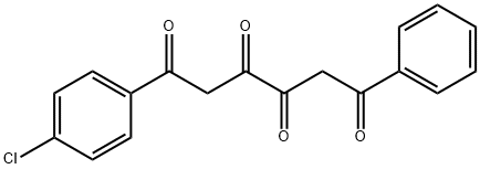 1-(4-Chlorophenyl)-6-phenyl-1,3,4,6-hexanetetrone Struktur