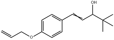 1-[4-(Allyloxy)phenyl]-4,4-dimethyl-1-penten-3-ol Struktur