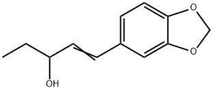 1-(3,4-Methylenedioxyphenyl)-1-penten-3-ol Struktur