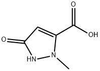 1H-Pyrazole-3-carboxylic acid, 2,5-dihydro-2-Methyl-5-oxo- Struktur