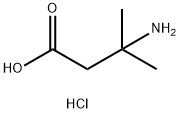 3-aMino-3-Methylbutanoic acid hydrochloride Struktur