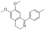 1-(4-METHYLPHENYL)-6,7-DIMETHOXY-3,4-DIHYDROISOQUINOLINE Struktur