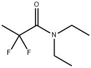 Propanamide, N,N-diethyl-2,2-difluoro- (9CI) Struktur