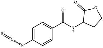 4-ISOTHIOCYANATOBENZOYL-DL-HOMOSERINE LACTONE Struktur