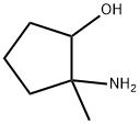 2-AMINO-2-METHYLCYCLOPENTAN-1-OL Struktur