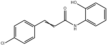 3-(4-CHLOROPHENYL)-N-(2-HYDROXYPHENYL)ACRYLAMIDE Struktur