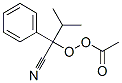 Peracetic acid 1-cyano-2-methyl-1-phenylpropyl ester Struktur