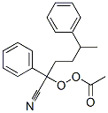 Peracetic acid 1-cyano-1,4-diphenylpentyl ester Struktur