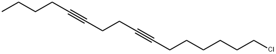 16-chlorohexadeca-5,9-diyne Struktur