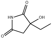 3-Ethyl-3-hydroxy-2,5-pyrrolidinedione Struktur