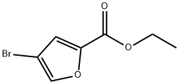 2-Furancarboxylic acid, 4-broMo-, ethyl ester Struktur