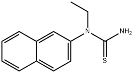 Thiourea,  N-ethyl-N-2-naphthalenyl- Struktur