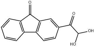 2-(DIHYDROXYACETYL)-9H-FLUOREN-9-ONE Struktur