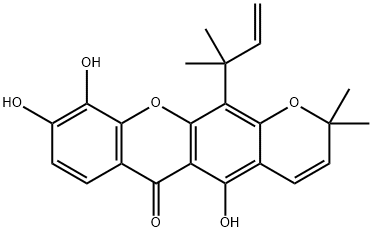 MACLURAXANTHONE Struktur