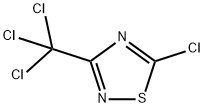 5-CHLORO-3-(TRICHLOROMETHYL)-1,2,4-THIADIAZOLE Struktur