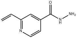 4-Pyridinecarboxylicacid,2-ethenyl-,hydrazide(9CI) Struktur